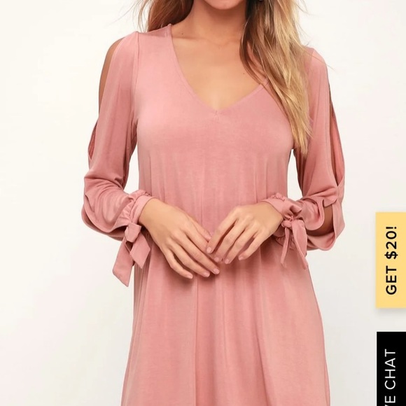 Lulu’s Glory of Love Mauve Shift Dress - Picture 4 of 5
